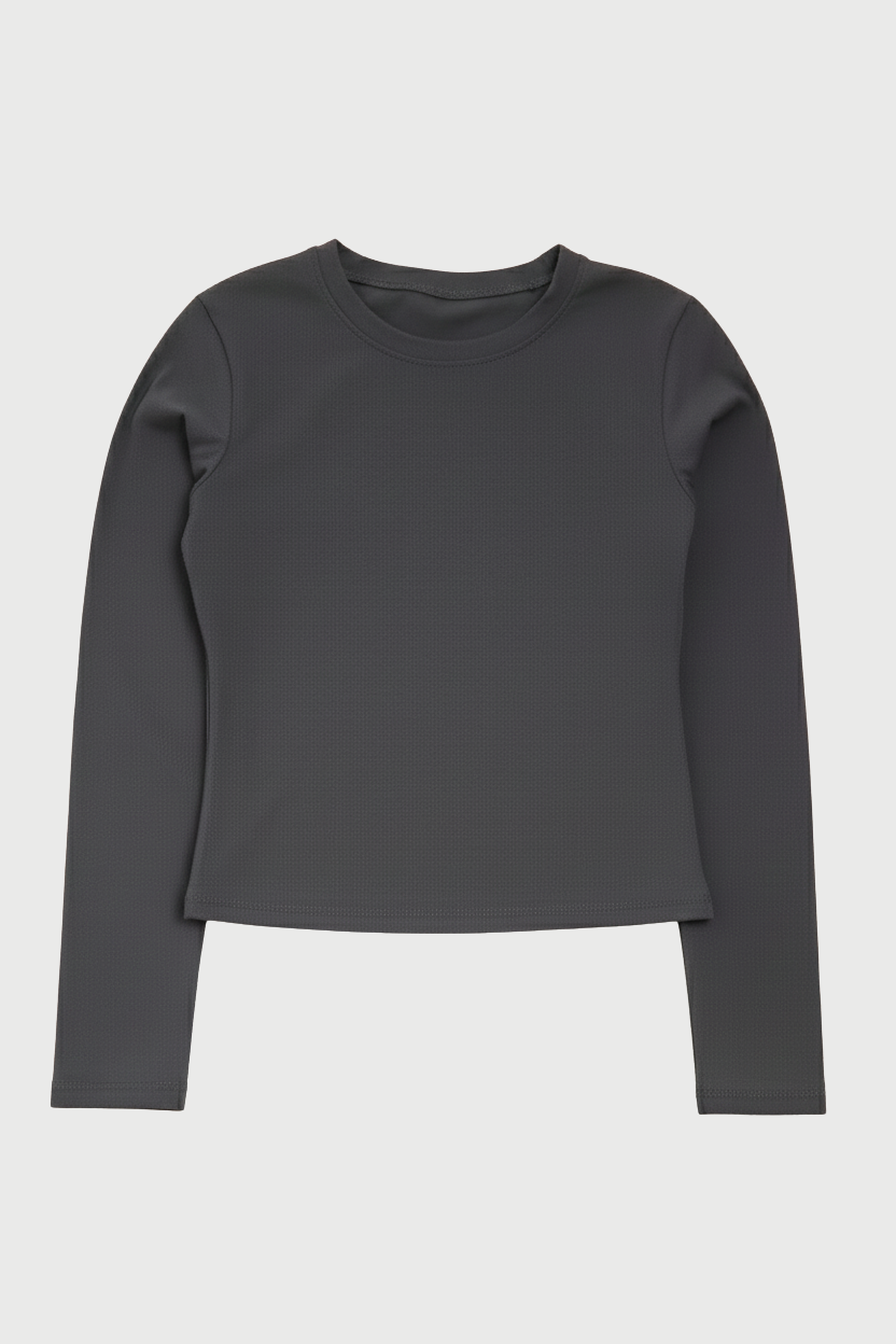 Soft Form Fitted Long Sleeve Top - KASI Active