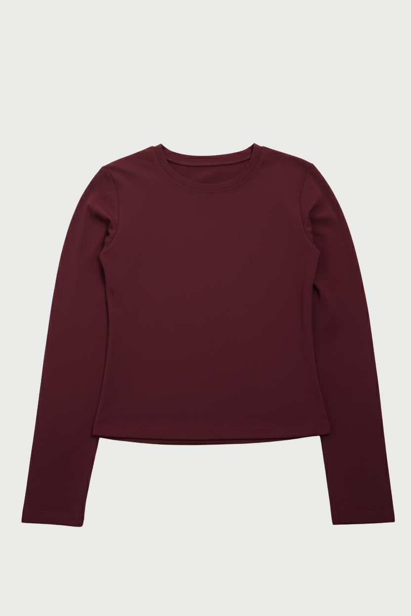 Soft Form Fitted Long Sleeve Top - KASI Active