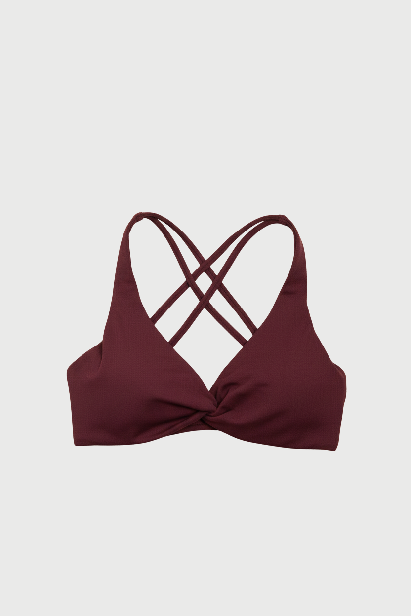 Soft Form Twist Cross Back Bra - KASI Active