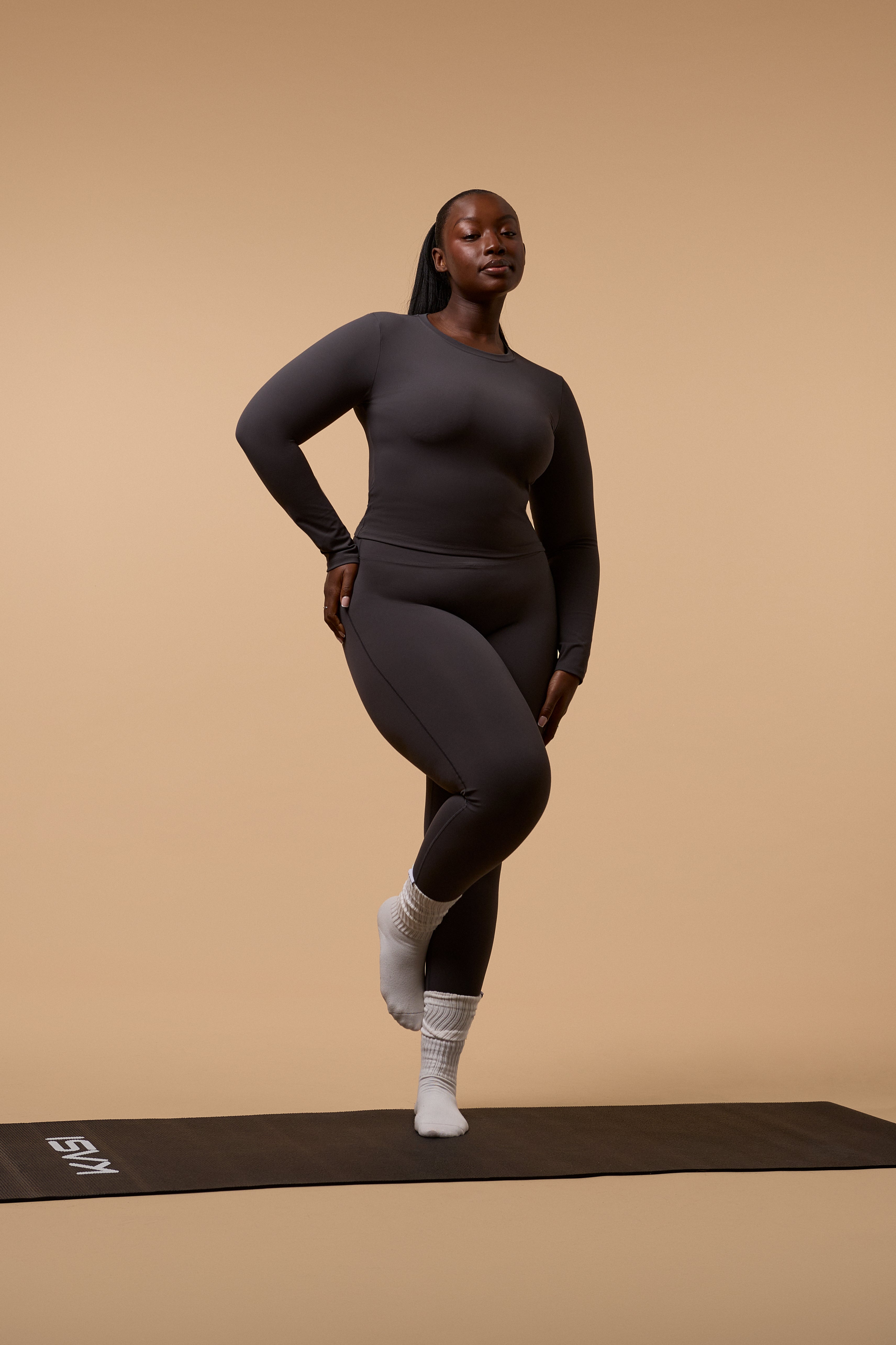 Soft Form Fitted Long Sleeve Top - KASI Active