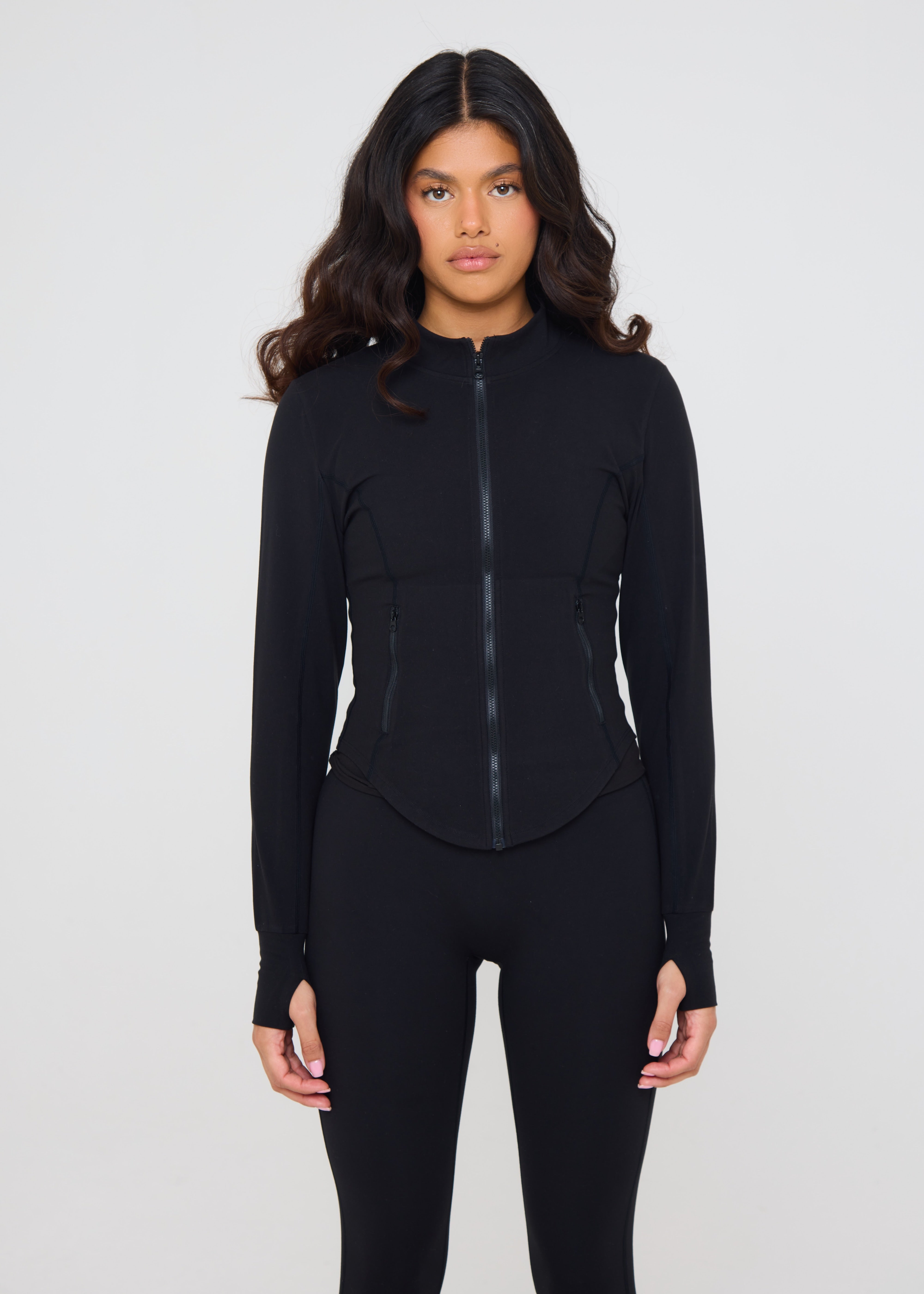 Sculpted Zip Up Jacket