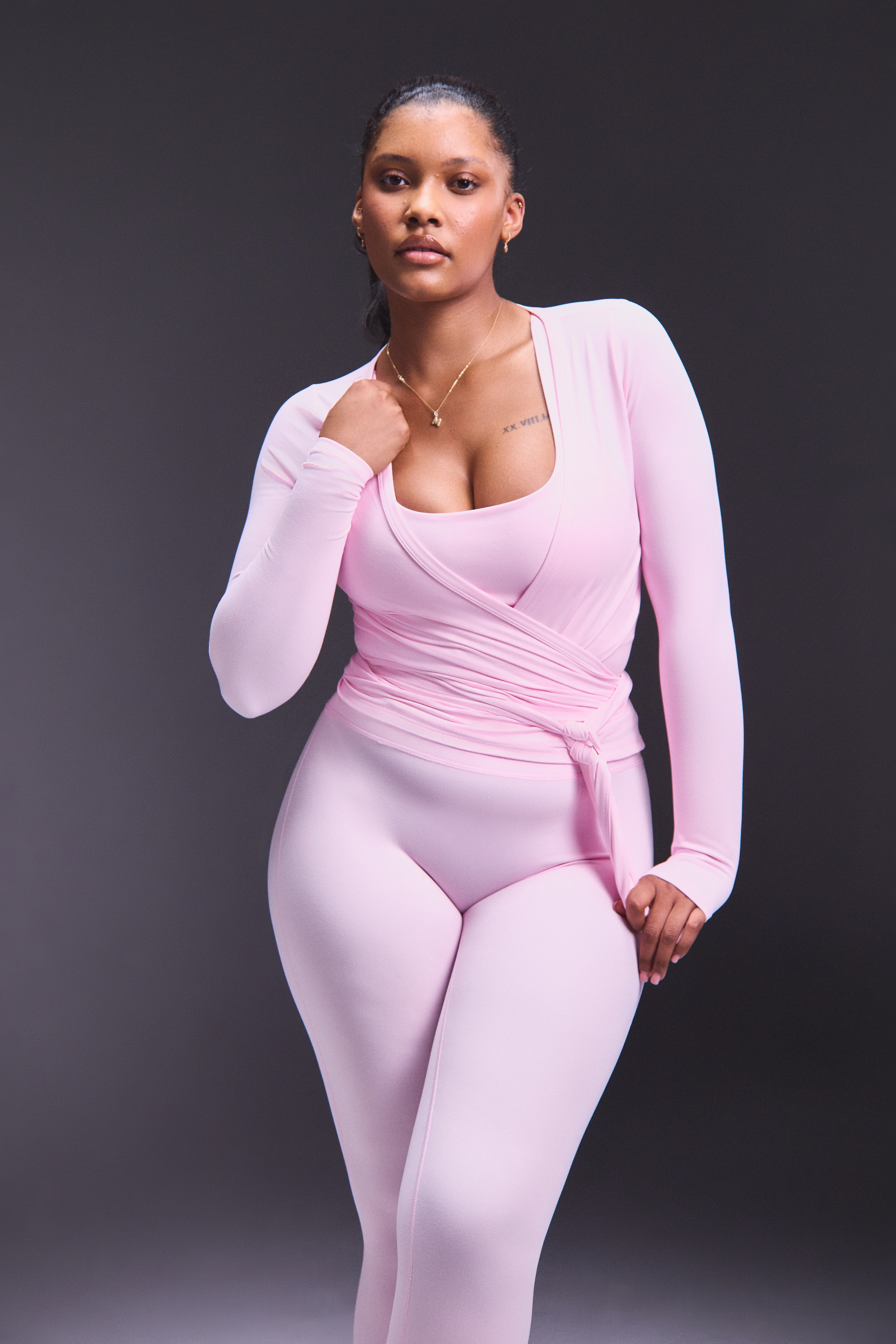Long Sleeve Wrap Top