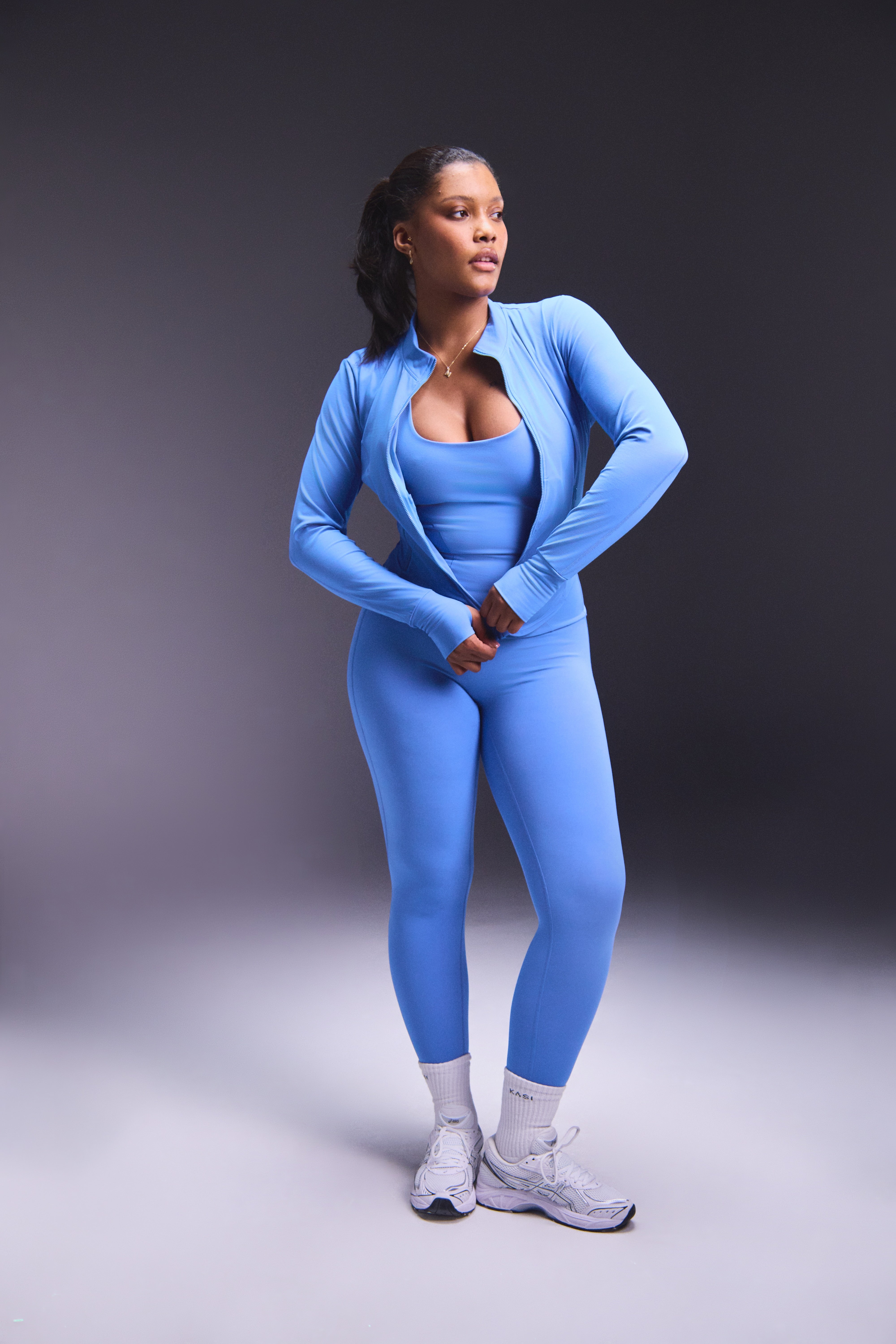 Sculpted Zip Up Jacket