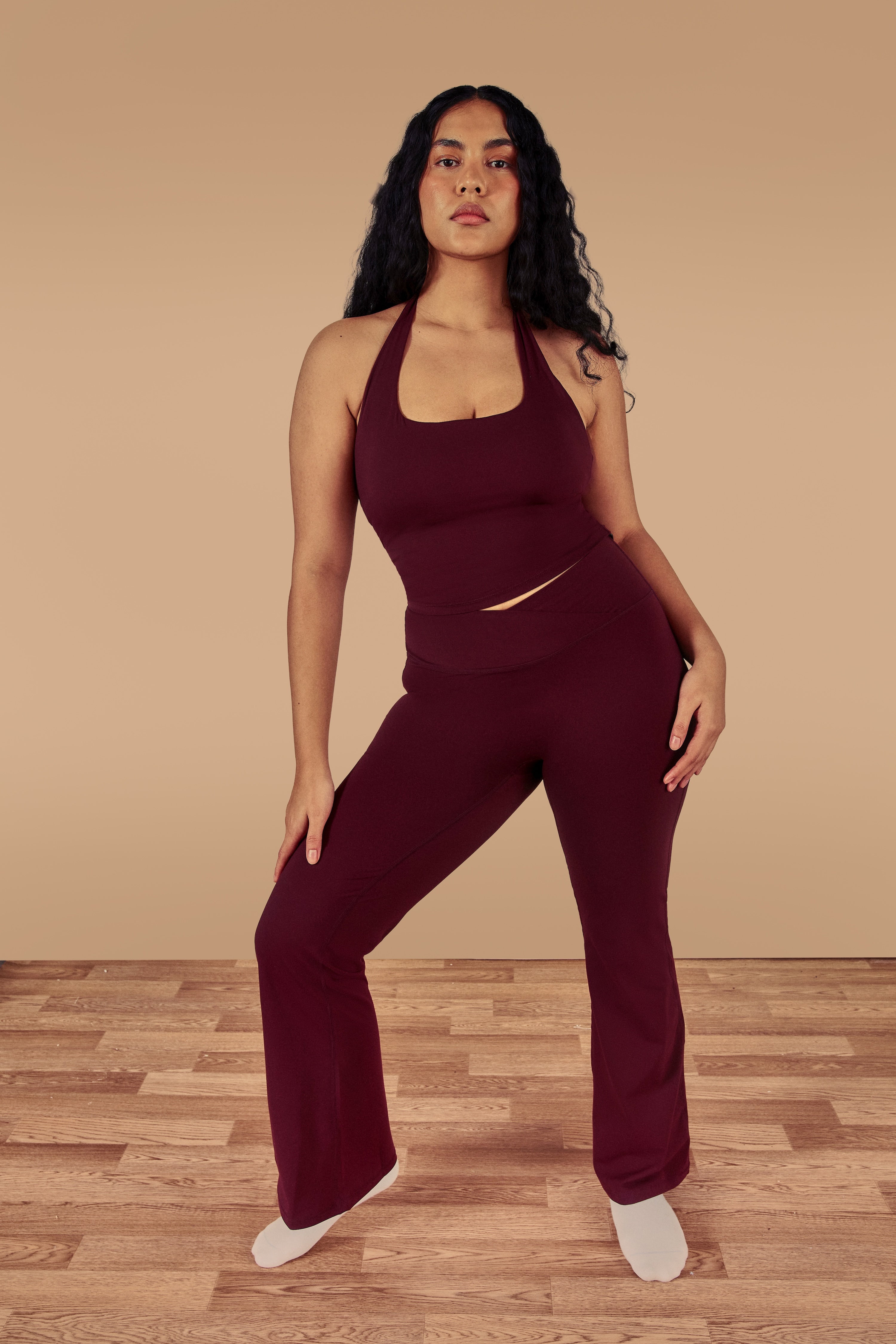 Soft Form Wrap Flared Yoga Leggings