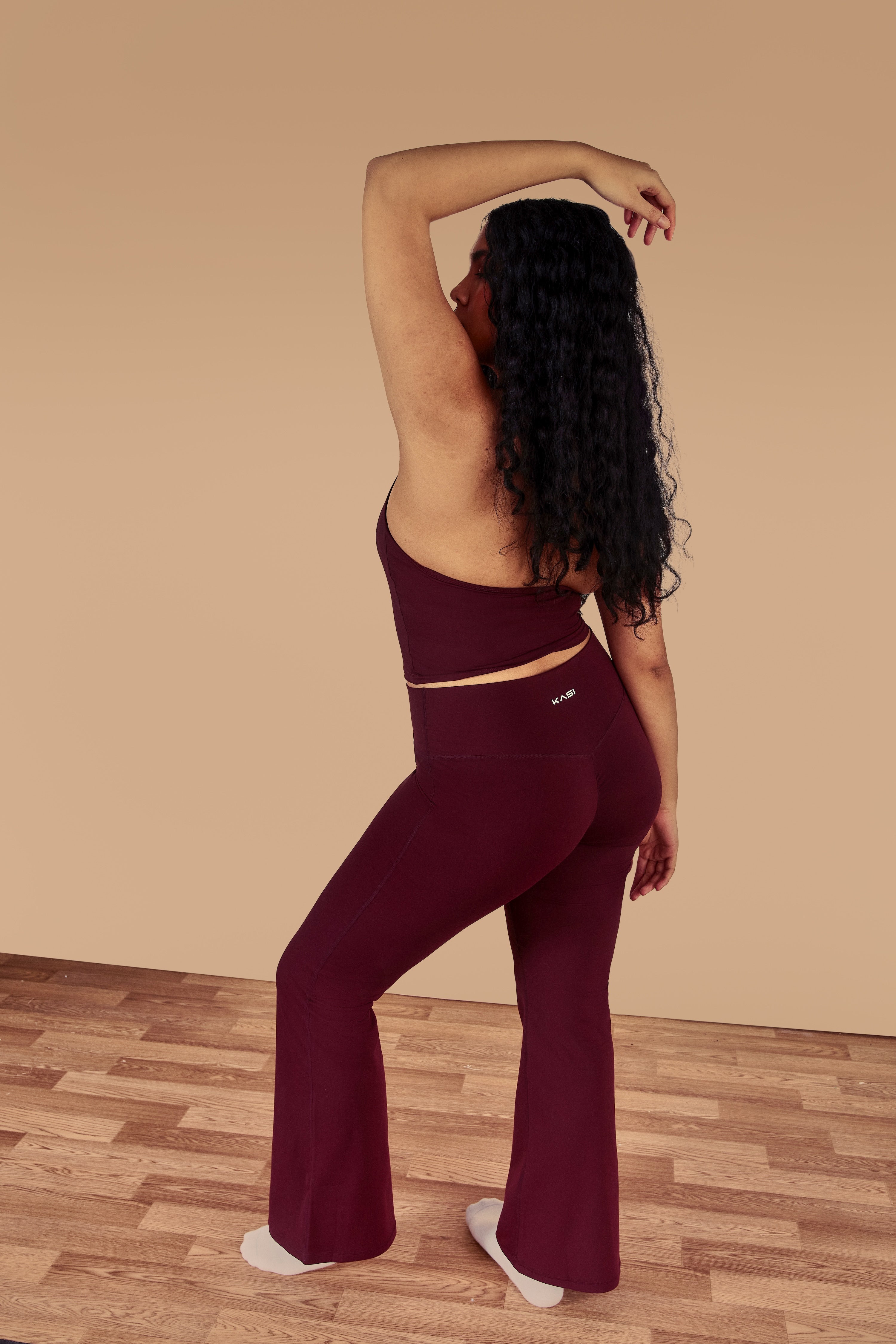 Soft Form Wrap Flared Yoga Leggings