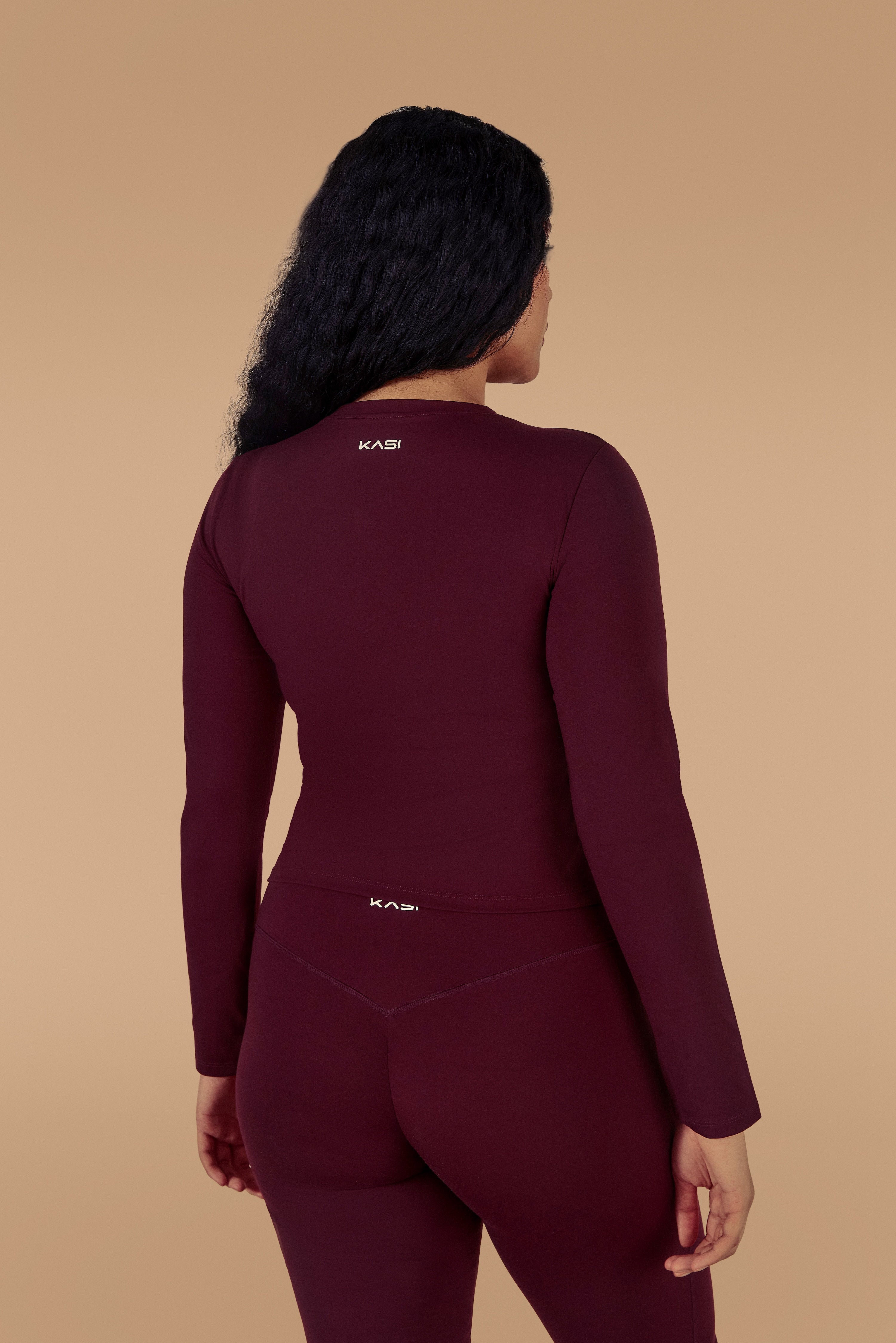 Soft Form Fitted Long Sleeve Top