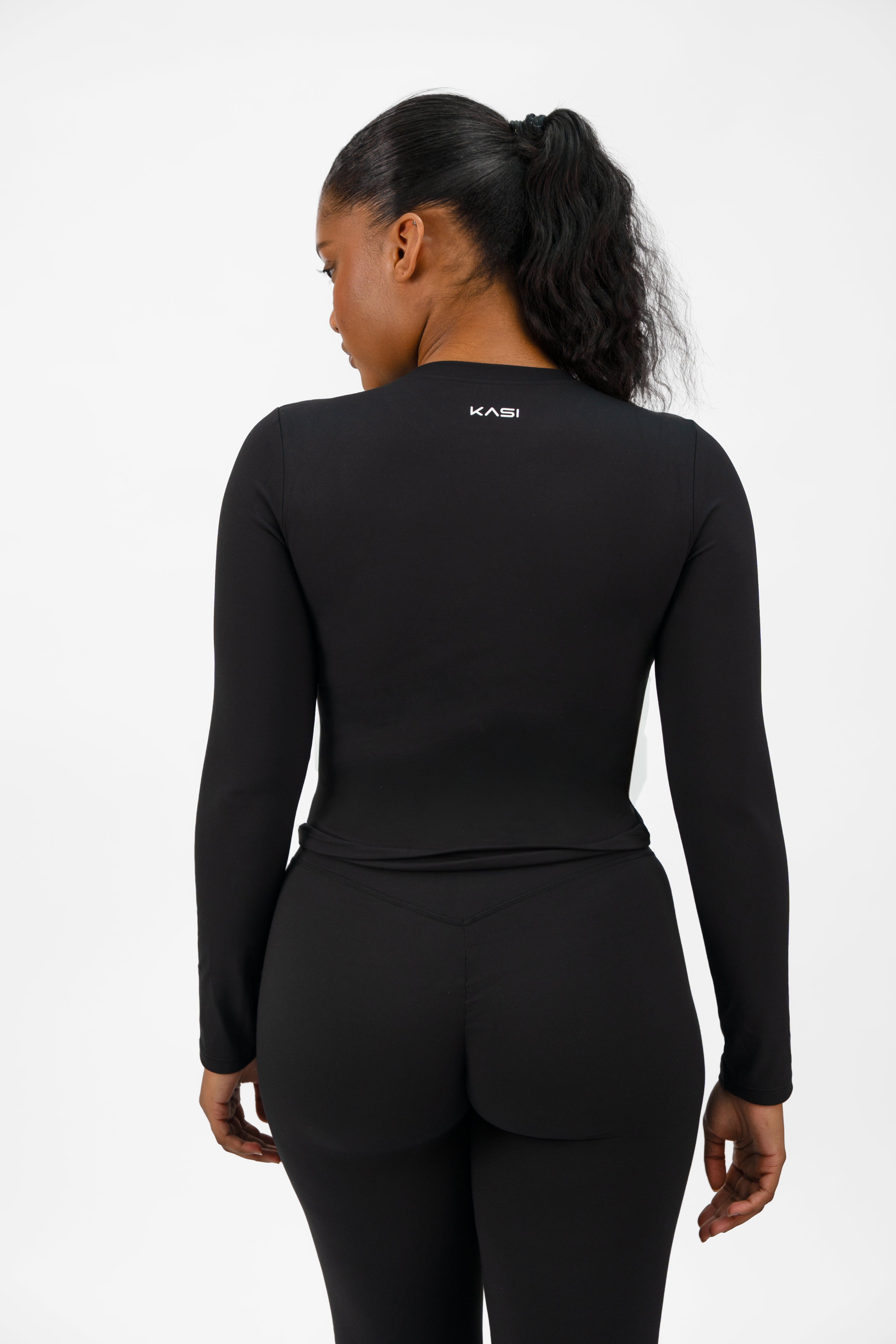 Soft Form Fitted Long Sleeve Top - KASI Active
