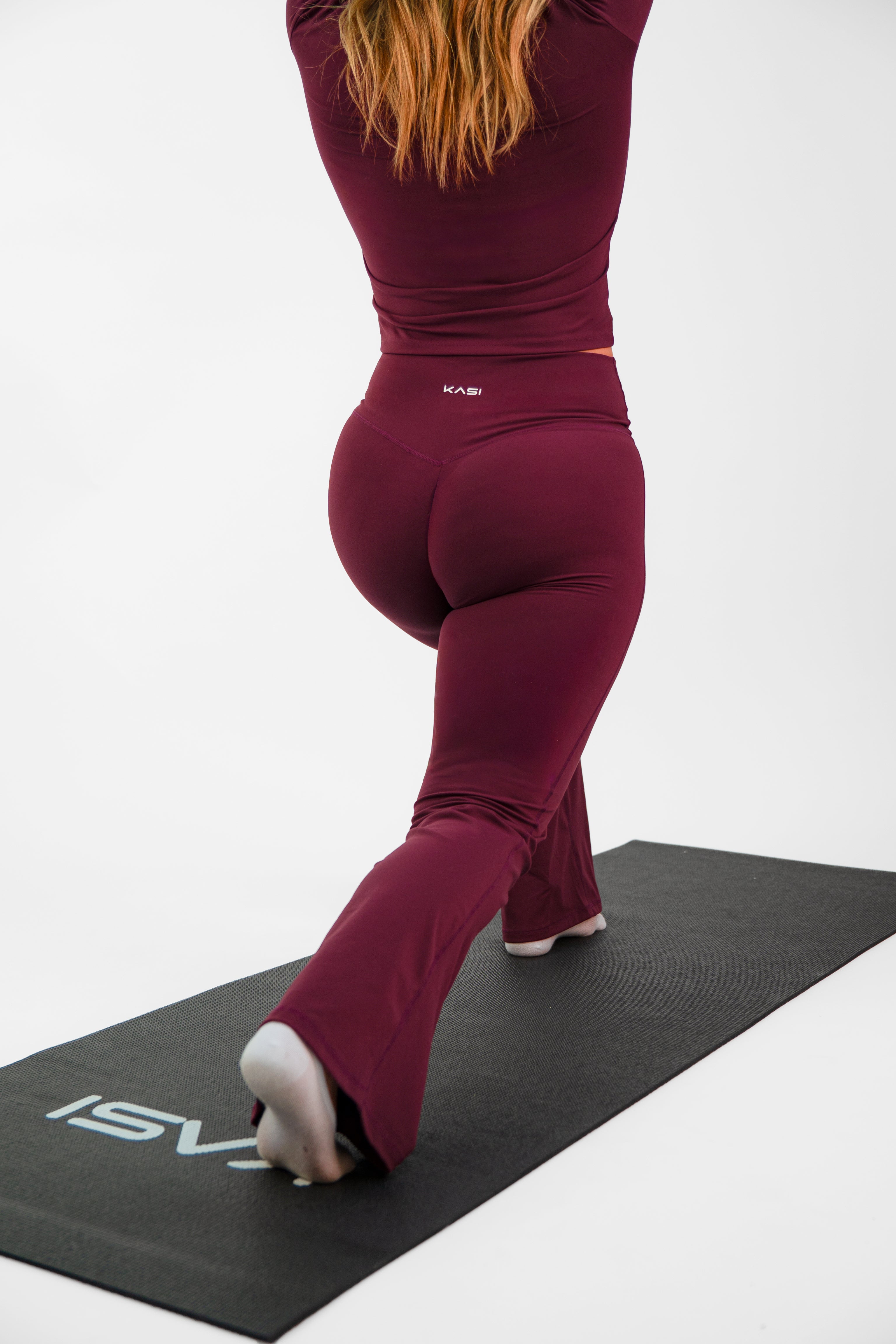 Soft Form Wrap Flared Yoga Leggings - KASI Active