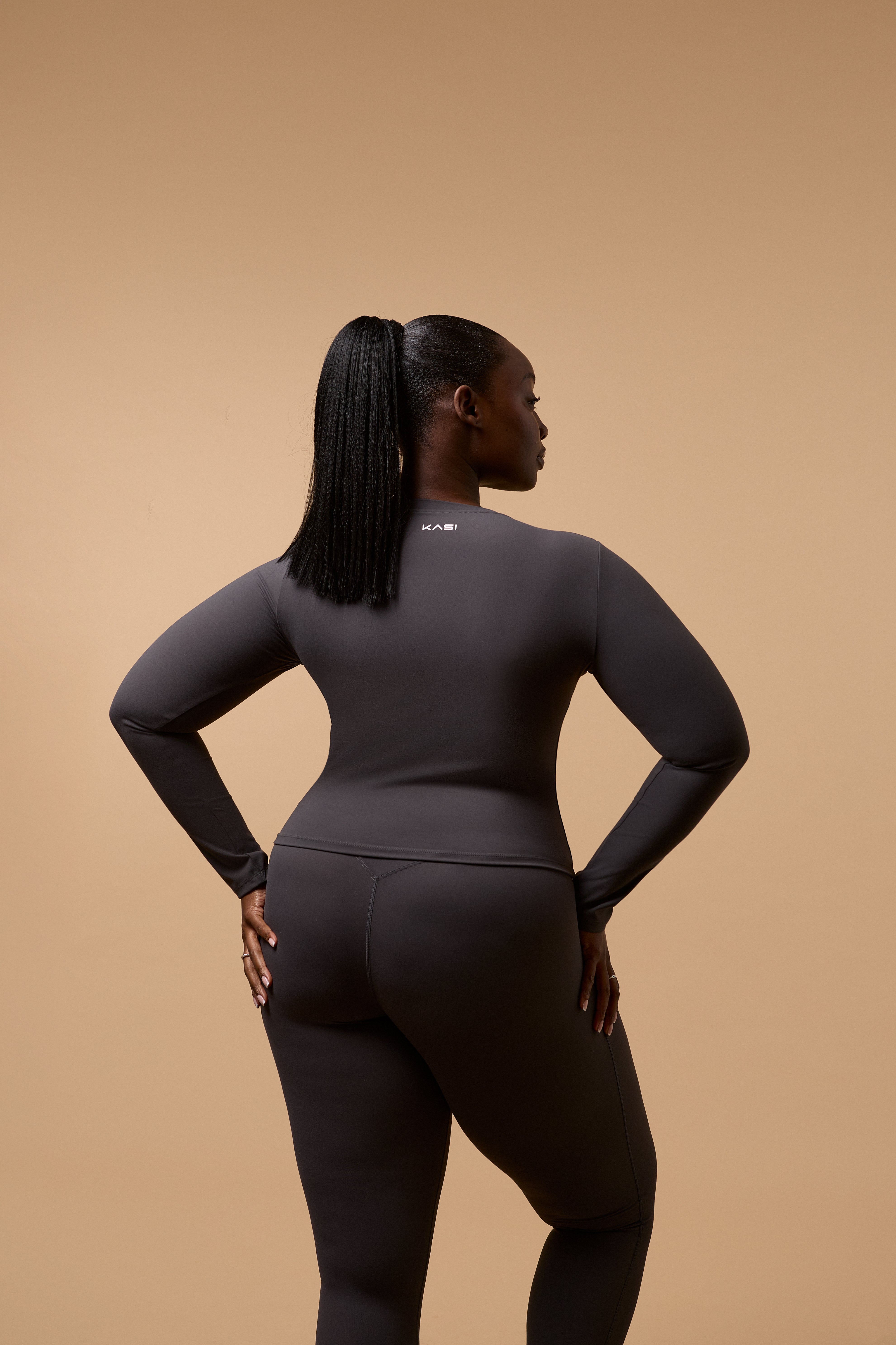 Soft Form Fitted Long Sleeve Top