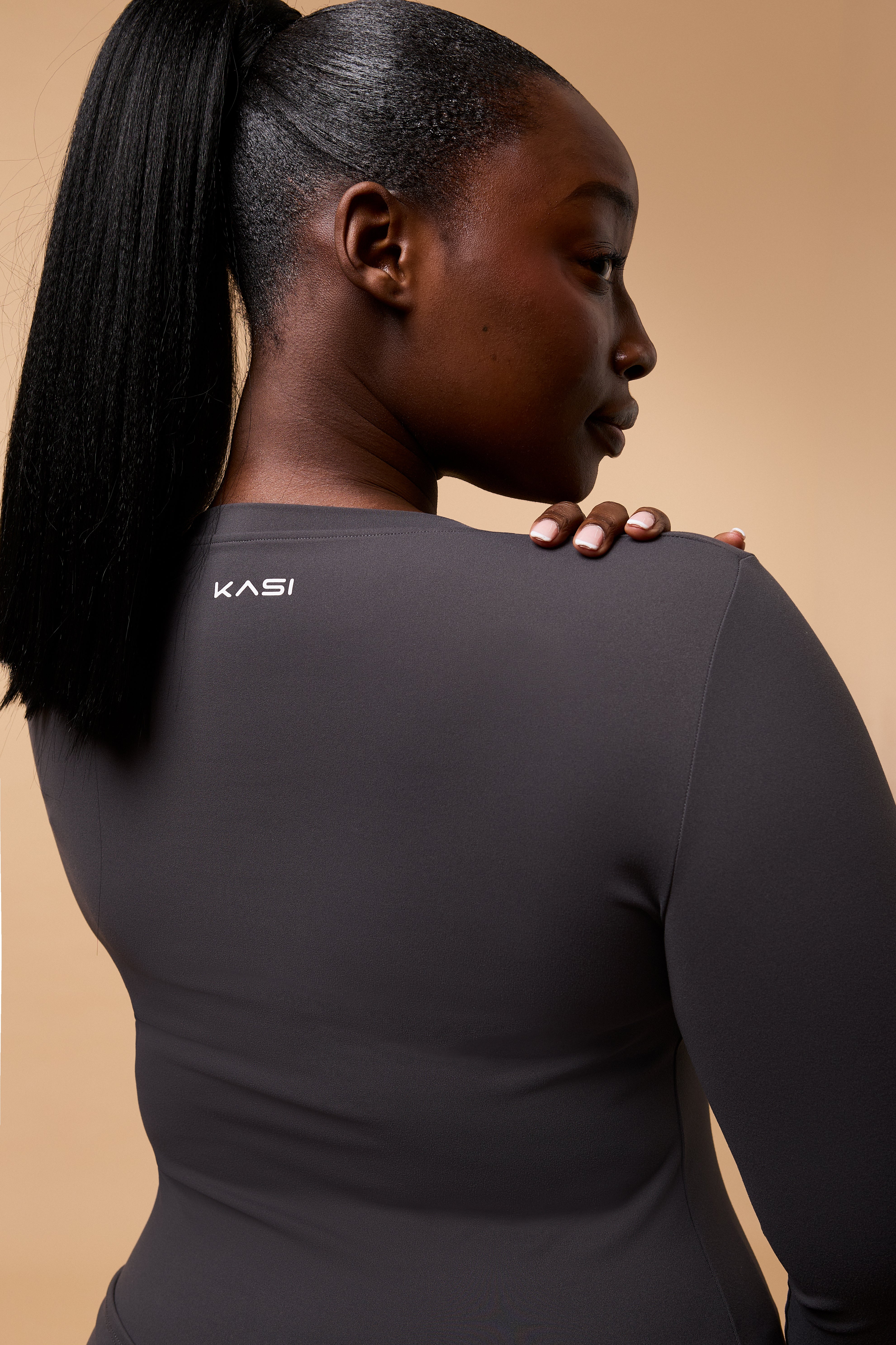 Soft Form Fitted Long Sleeve Top