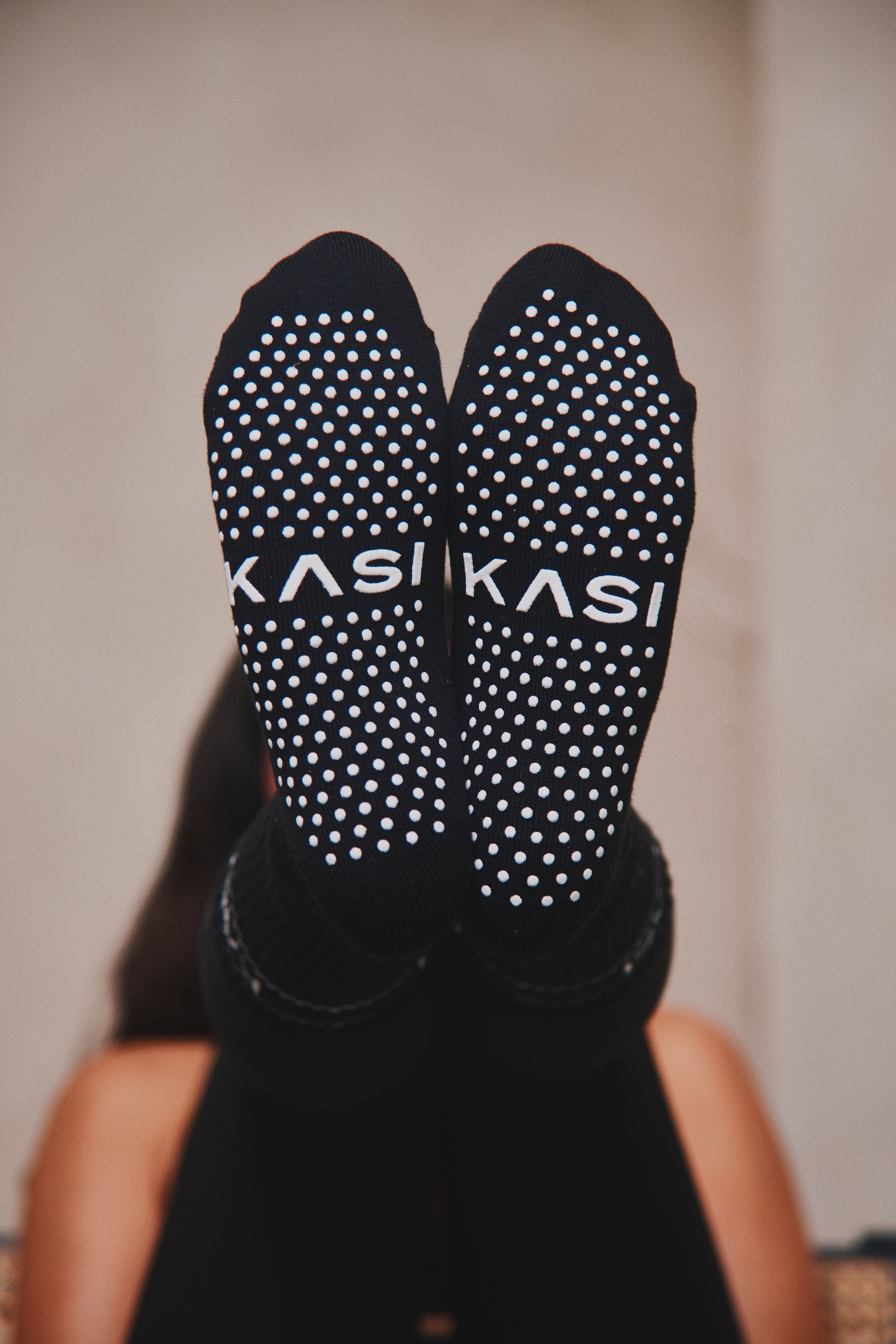 Black Kasi Grip Socks - KASI Active