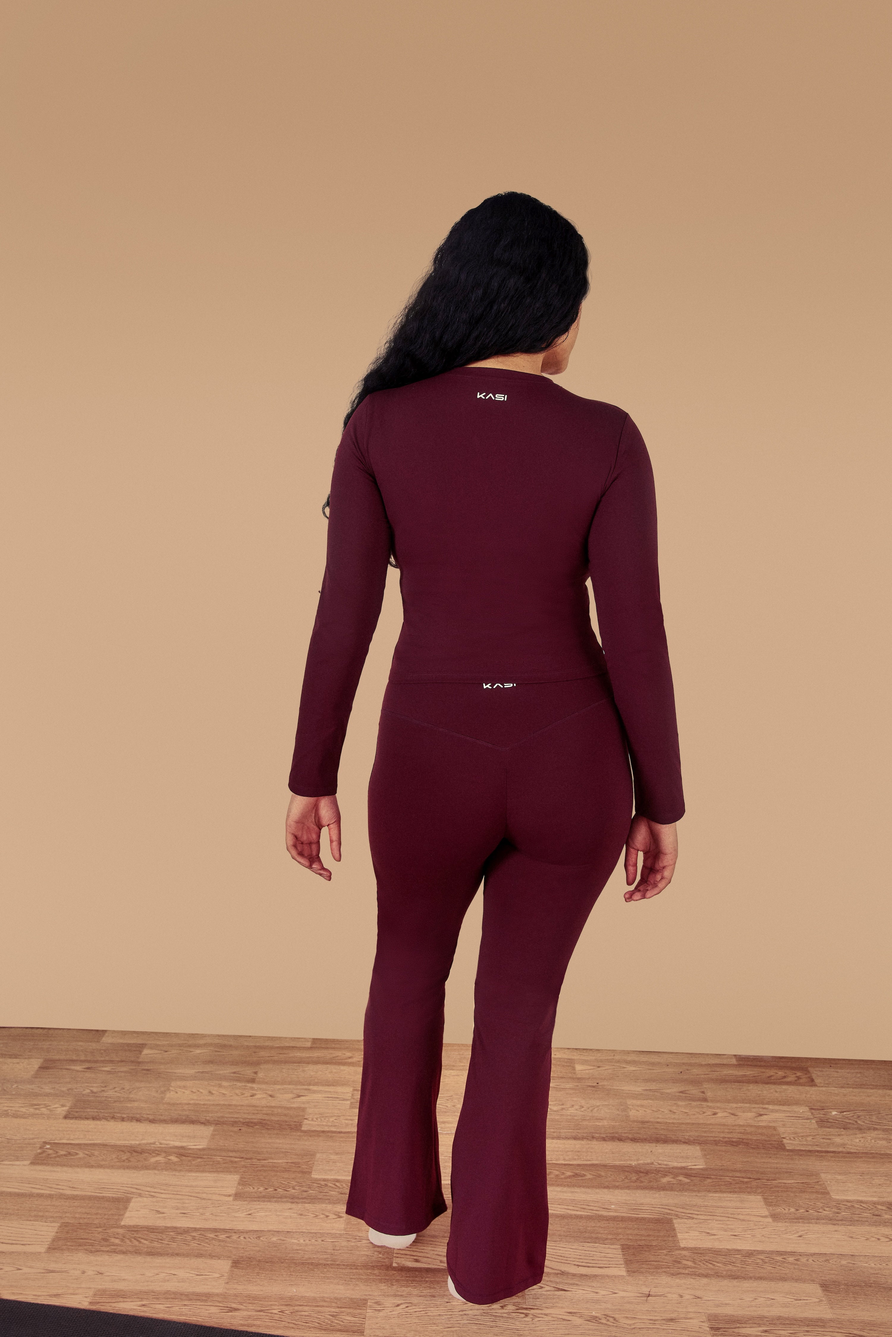 Soft Form Wrap Flared Yoga Leggings