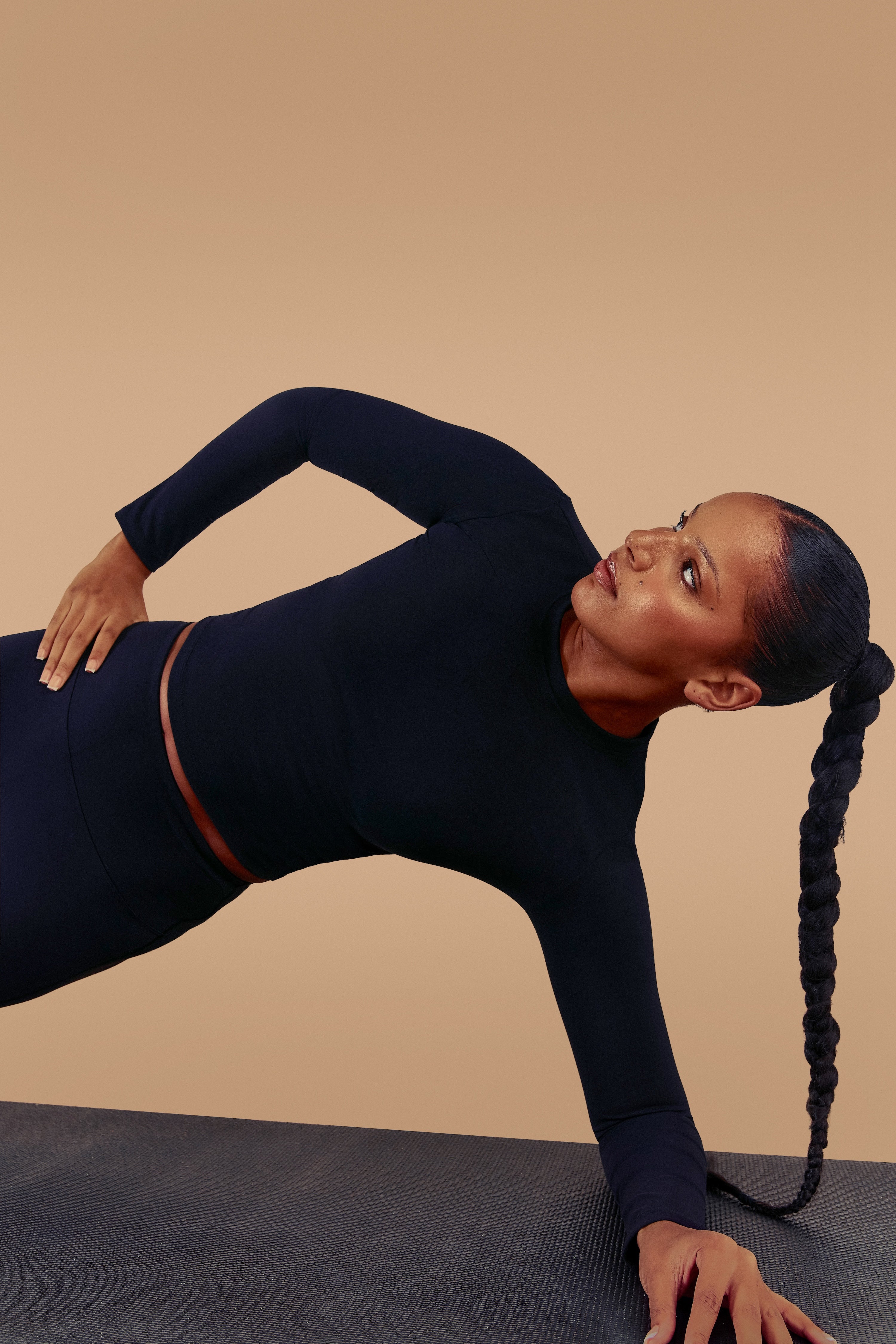 Soft Form Fitted Long Sleeve Top