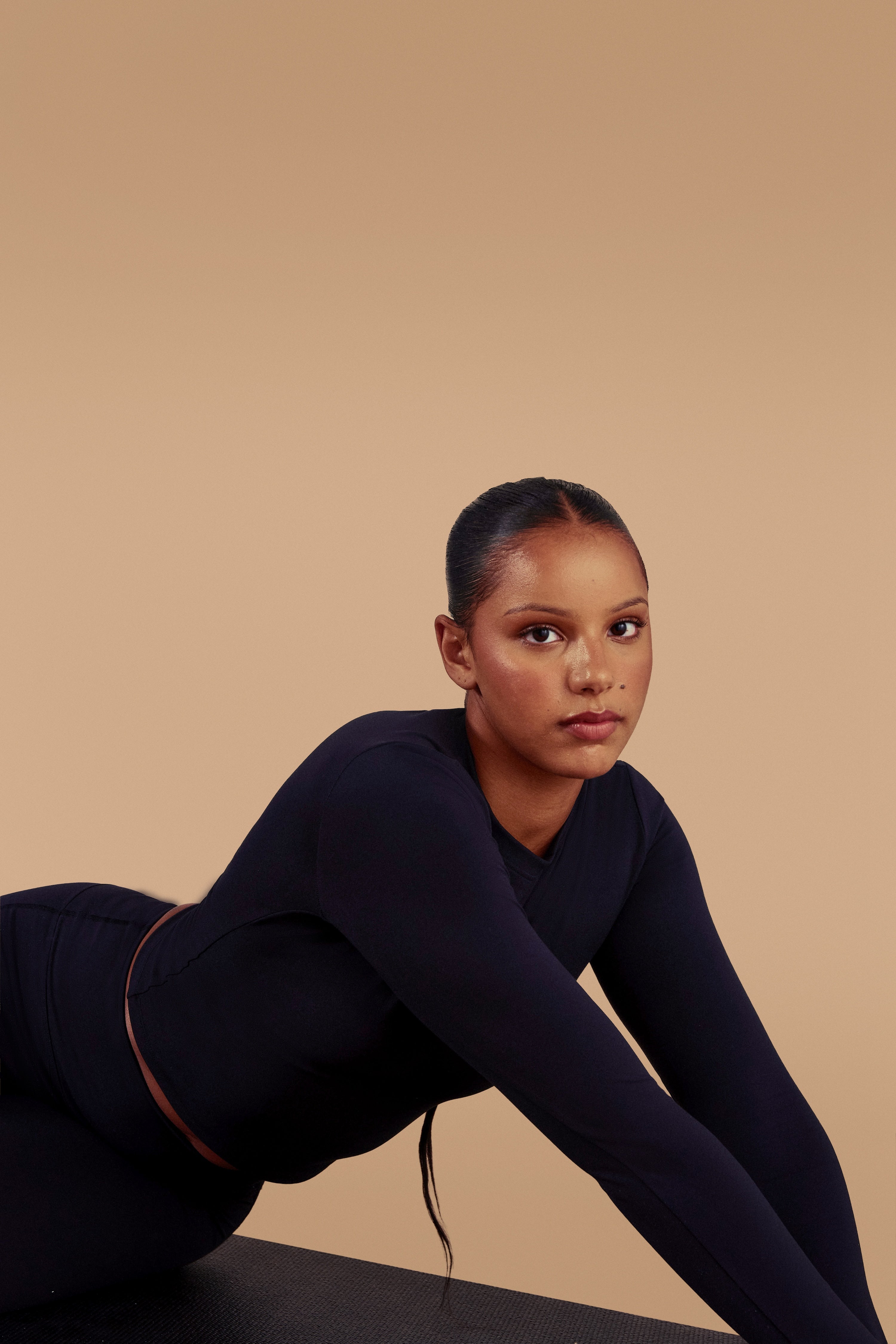 Soft Form Fitted Long Sleeve Top