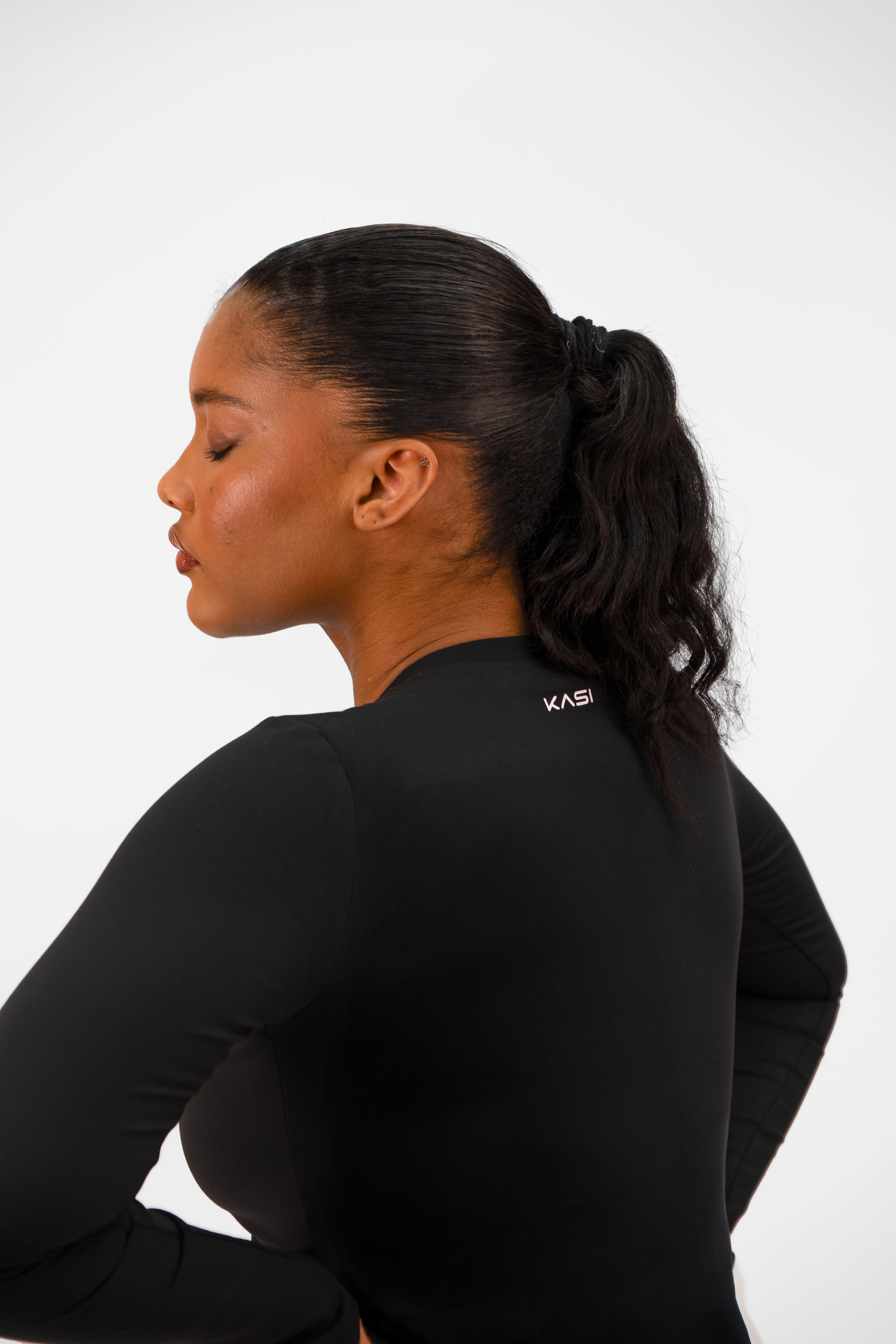 Soft Form Fitted Long Sleeve Top - KASI Active