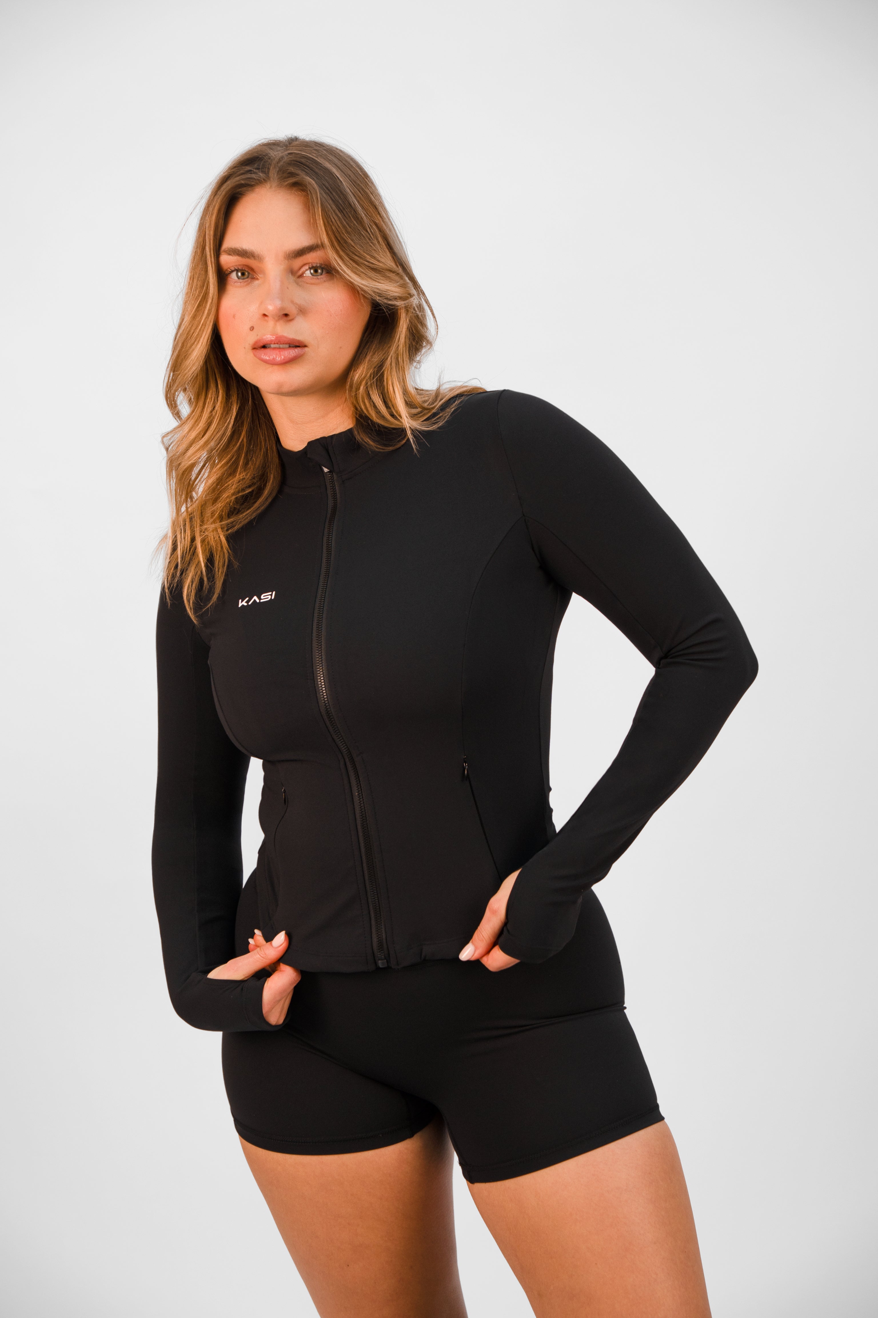 Soft Form Sculpted Zip Up Jacket - KASI Active