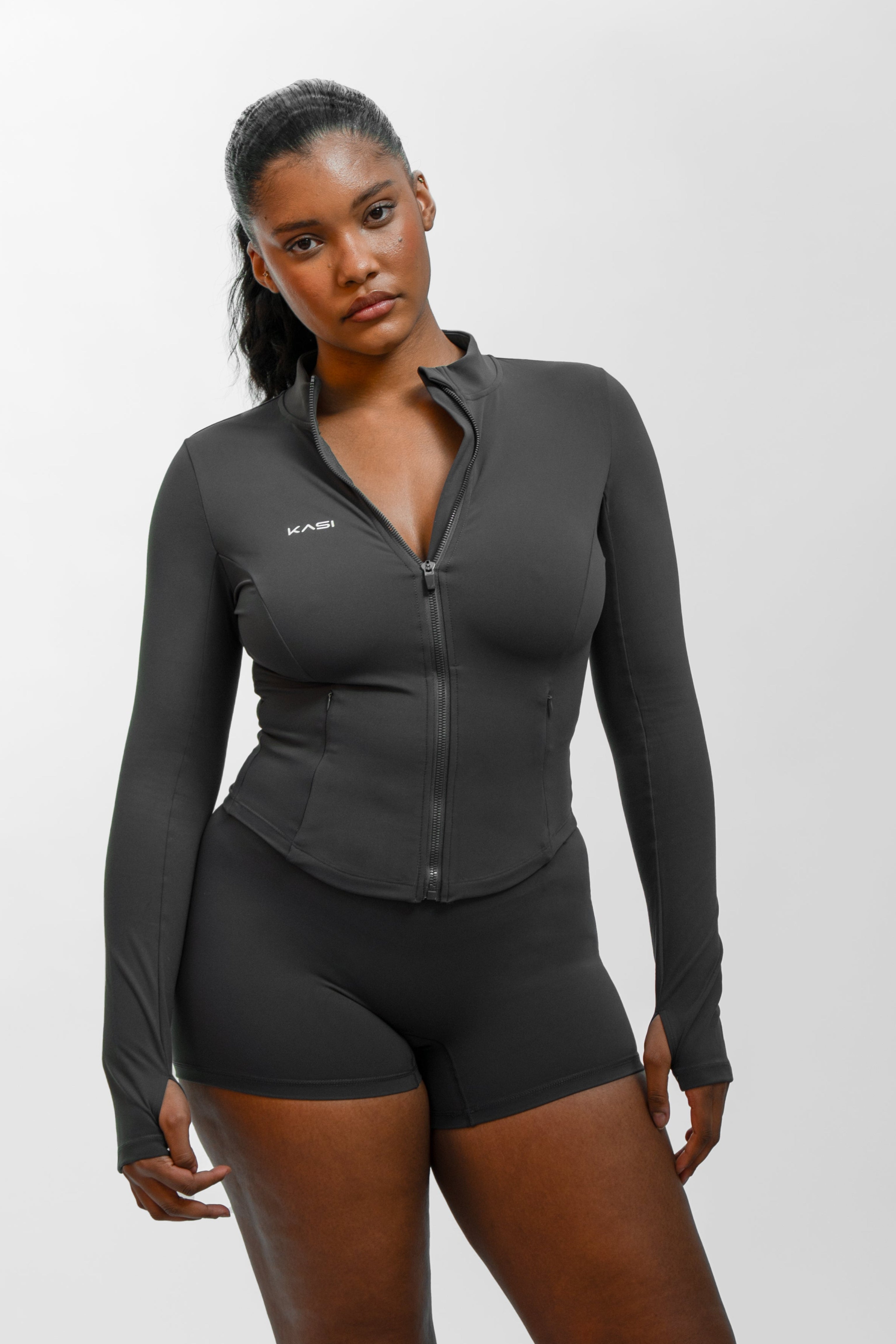 Soft Form Sculpted Zip Up Jacket - KASI Active