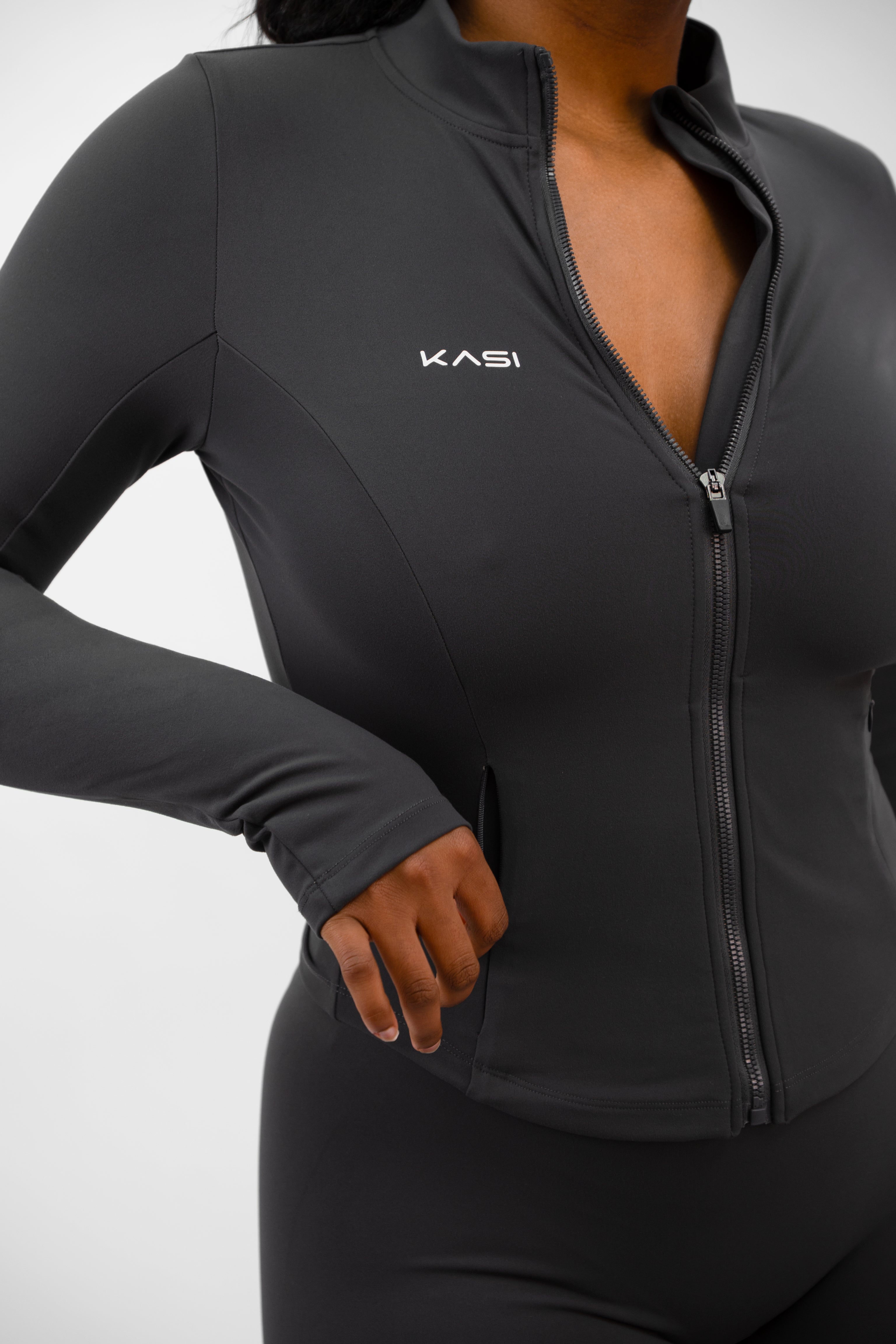 Soft Form Sculpted Zip Up Jacket - KASI Active