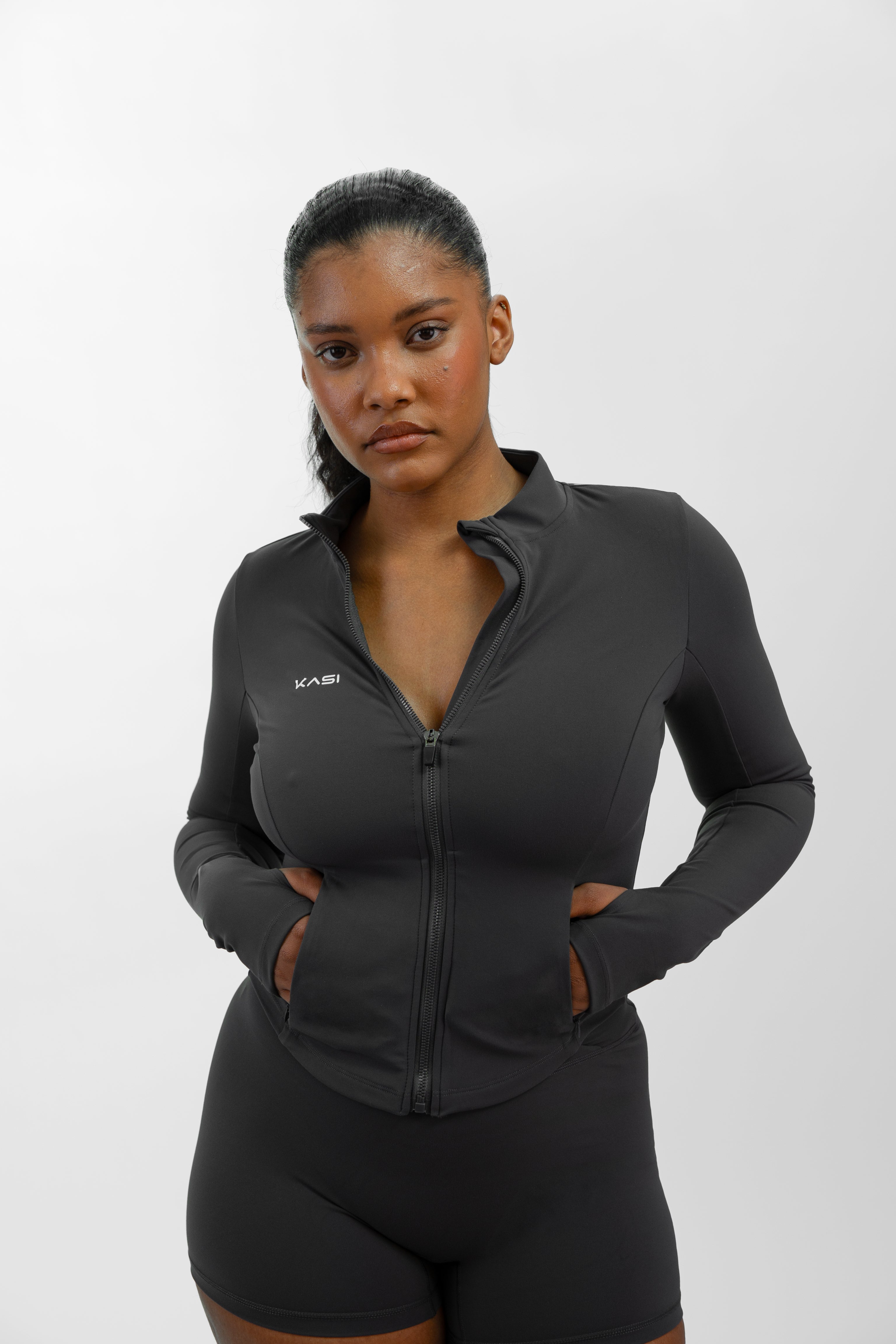 Soft Form Sculpted Zip Up Jacket - KASI Active