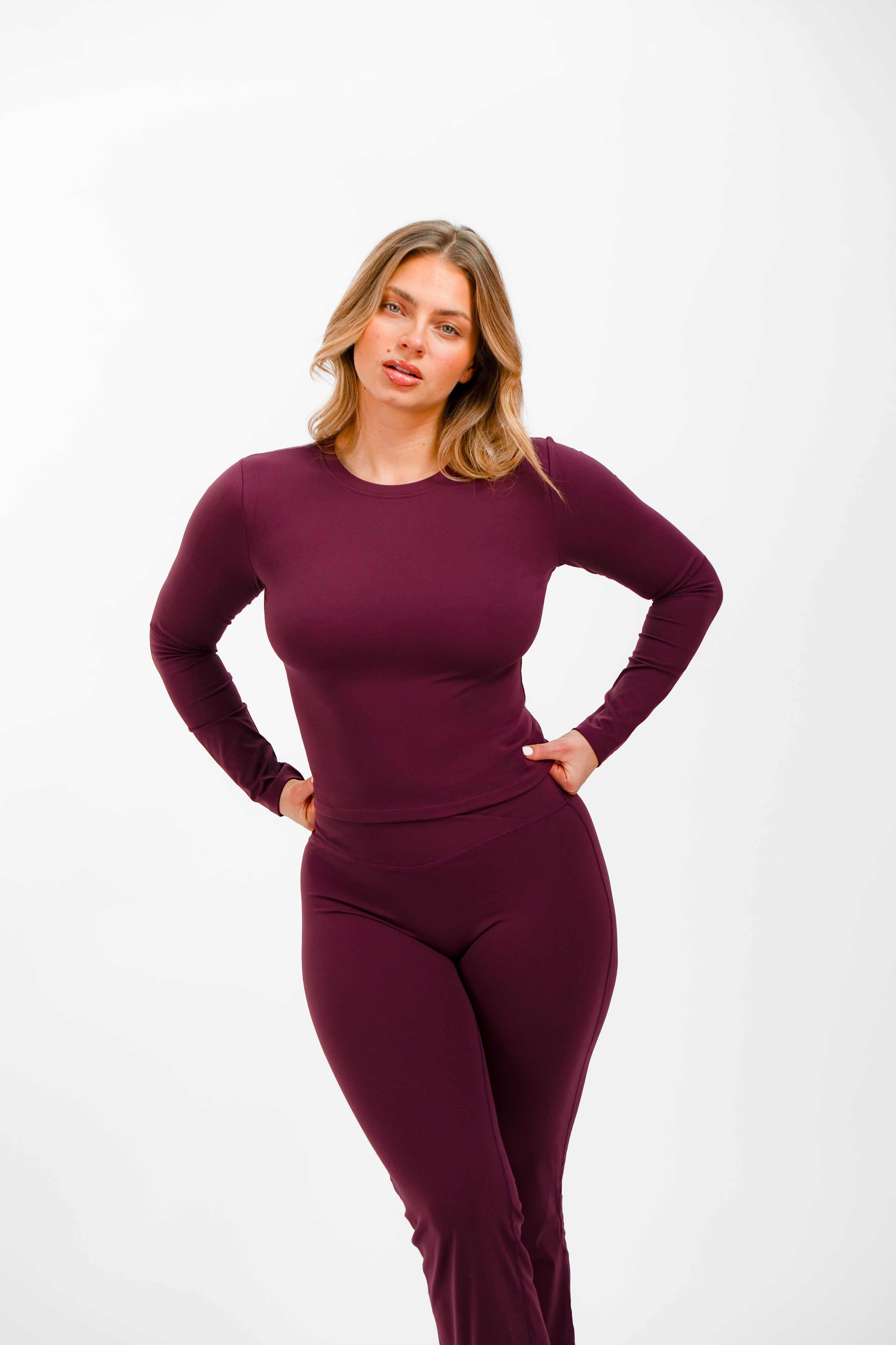 Soft Form Fitted Long Sleeve Top - KASI Active